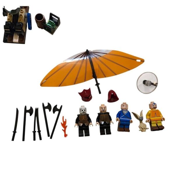 LEGO Avatar: The Last Airbender: Air Temple (3828) Aang Momo Mini Figures Glider - Picture 3 of 11